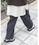 ウールライクイージーワイドトラウザー