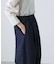 デニムクロップドパンツ