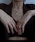 SMELLY so’　onyx ball chain ring