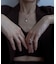 SMELLY so’　onyx ball chain ring