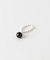 SMELLY so’　onyx ball chain ring