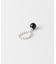 SMELLY so’　onyx ball chain ring