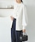 ノーカラーツイードジレ