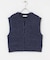 『洗濯可』ミックスカラーローゲージベスト