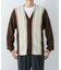 UNDYED ALPACA STRIPE CARDIGAN
