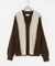 UNDYED ALPACA STRIPE CARDIGAN