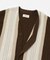 UNDYED ALPACA STRIPE CARDIGAN