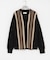 UNDYED ALPACA STRIPE CARDIGAN