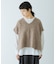 アルパカワイドニットベスト