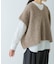 アルパカワイドニットベスト