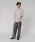 MIX MOULINE CREW-NECK KNIT