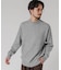 MIX MOULINE CREW-NECK KNIT