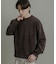 ニットフリースクルーネックプルオーバー