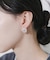 スパークルビジューパールピアス