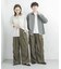 『ユニセックス』ワイドカーゴパンツ