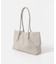 ポーチ付パンチングミドルトートバッグ
