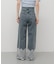 レースドッキングデニムパンツ