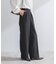 ストレッチツイルタックストレートパンツ