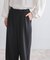 ストレッチツイルタックストレートパンツ