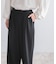 ストレッチツイルタックストレートパンツ