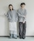 『ユニセックス』『洗濯可』スウェットライクポロカーディガン