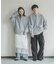 『ユニセックス』『洗濯可』スウェットライクポロカーディガン