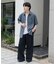 『一部WEB限定カラー』『ユニセックス』ヴィンテージライクデニムワイドパンツ