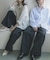 『一部WEB限定カラー』『ユニセックス』ヴィンテージライクデニムワイドパンツ