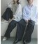 『一部WEB限定カラー』『ユニセックス』ヴィンテージライクデニムワイドパンツ