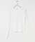 スムースタッチテレコリブクルーネックプルオーバー