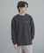 『一部WEB限定カラー』『ユニセックス』シシュウダンボールポンチロングスリーブTシャツ