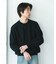『吸水速乾／防シワ／イージーケア／UVカット』DRYMIX カノコロングスリーブクルーネックニット