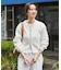 『仁村紗和さん着用』『UR TECH Renew Knit』VネックZIPカーディガン