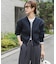 『仁村紗和さん着用』『UR TECH Renew Knit』VネックZIPカーディガン