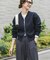 『仁村紗和さん着用』『UR TECH Renew Knit』VネックZIPカーディガン