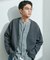『UR TECH Renew Knit』Vネックカーディガン
