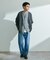 『UR TECH Renew Knit』Vネックカーディガン