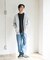 『UR TECH Renew Knit』Vネックカーディガン