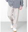 ダブルタックテーパードパンツ