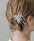 メタルフラワーモチーフヘアクリップ