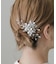 メタルフラワーモチーフヘアクリップ