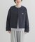 DANTON　COLLARLESS JACKET