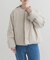 DANTON　COLLARLESS JACKET