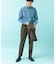LIFE STYLE TAILOR　シャンブレーBDシャツ