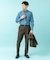 LIFE STYLE TAILOR　シャンブレーBDシャツ