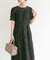 kaene　リボンチュールエプロンドレス