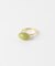 SMELLY so’　oval yellow jade ring