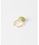 SMELLY so’　oval yellow jade ring