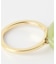 SMELLY so’　oval yellow jade ring