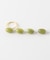 SMELLY so’　oval yellow jade ring